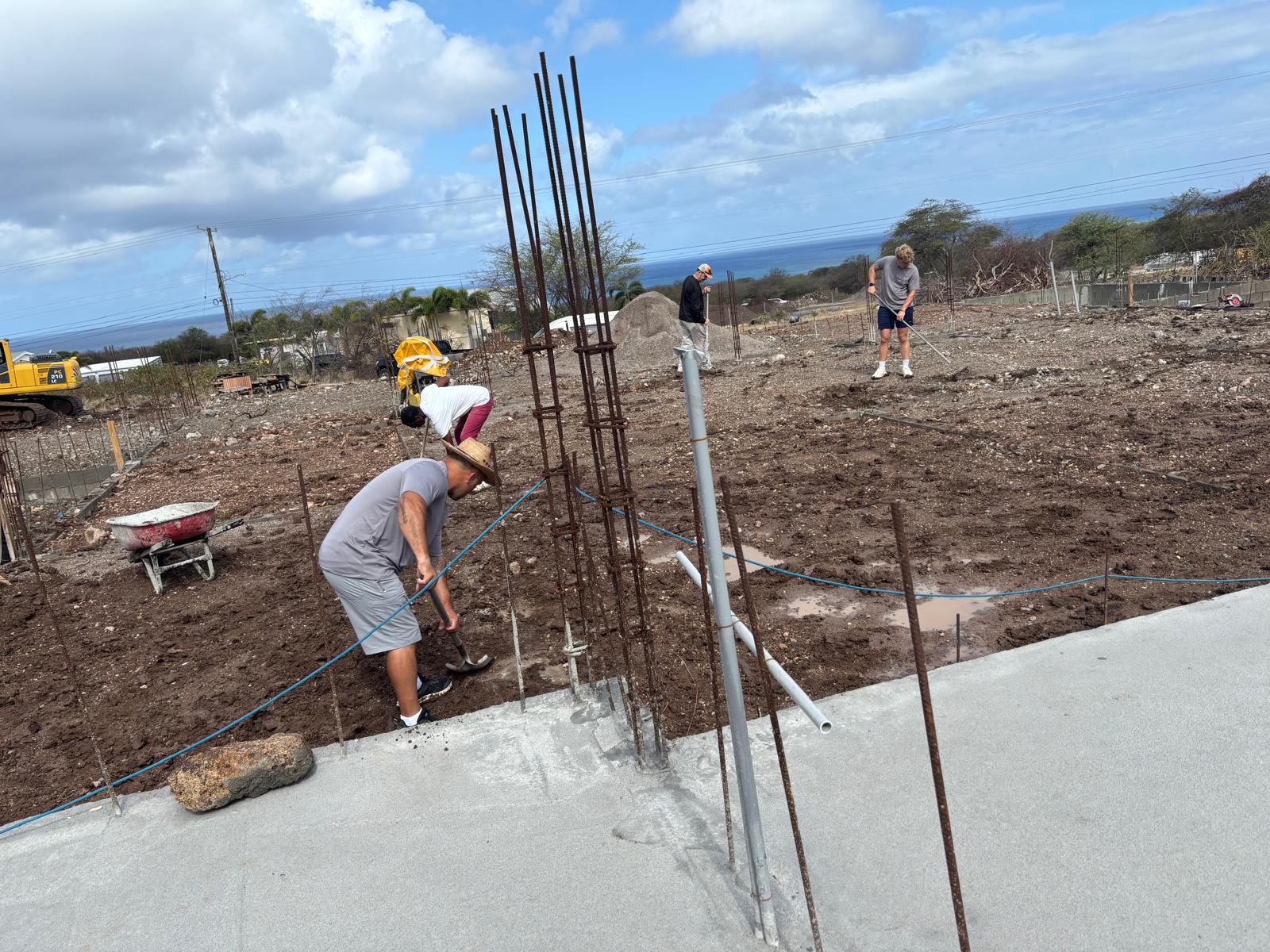 Setting rebar