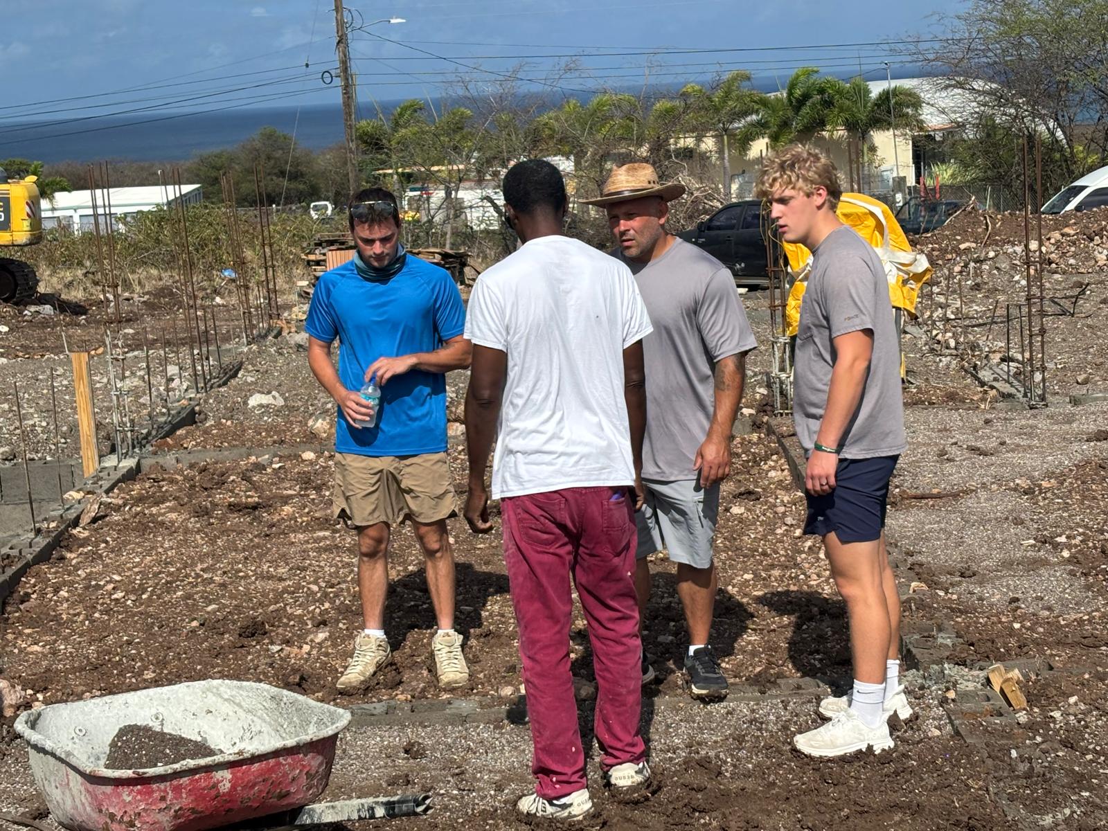 Team planning the day's work